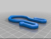 Byr3D Çift Duş Kaplaması/Perde Kancası T5216345 Sadece Plastik Aparattır - 1