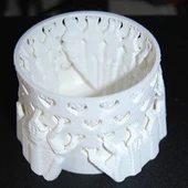 Byr3D Çay Işığı Kalpli Mumluk T4316646 Sadece Plastik Aparattır - 3