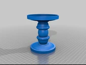 Byr3D Banyo Ve Vücut İşleri - Mumluk (10Cm Ø) T3446379 Sadece Plastik Aparattır - 3