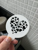 Byr3D Kalp Kahve Şablonu P392605 Sadece Plastik Aparattır - 1