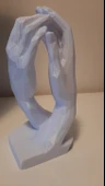 Byr3D Aşıkların Eli Heykeli P800759 Sadece Plastik Aparattır - 1