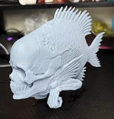 Byr3D Kafatası Balığı P570216 Sadece Plastik Aparattır - 2