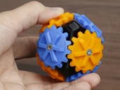 Byr3D Octahedron Bevel Gear Fidget Spinner Sadece Plastik Aparattır - 1