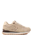 Hammer Jack Bej-Kahve Suni Deri Erkek Sneaker Peru 102 19250 M - 1
