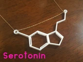 Byr3D Serotonin Kolye Ucu Mutluluk Hormonu Beyaz 2539354 Sadece Plastik Aparattır - 1
