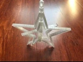 Byr3D Yılbaşı Ağacı Süsü Sallanan Dönen Yıldız Beyaz 1916114 Sadece Plastik Aparattır thumbnail 1