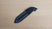 Byr3D Direwolf Sword Bookmark - Game Of Thrones - Kitap Ayracı Siyah 2339568 Sadece Plastik Aparattır - 1