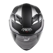 Pilot Alpha SV Black/Grey Matt Full Face Kask - 3