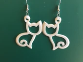 Byr3D Kedi Kolye Beyaz 2329163 (2 Adet) Sadece Plastik Aparattır - 3