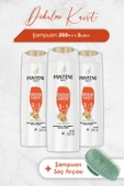 Pantene Şampuan Pro-V Dökülme Karşıtı 3' ü 1 Arada 350 ml x 3 Adet ve Şampuan Fırçası - 1