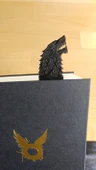Byr3D Direwolf Sword Bookmark - Game Of Thrones - Kitap Ayracı Siyah 2339568 Sadece Plastik Aparattır - 2