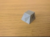 Byr3D Düşük Poli Cherry Mx Tuş Başlığı Beyaz 2091304 (5 Adet) Sadece Plastik Aparattır - 2