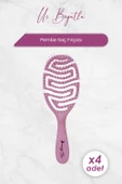 Nascita Üç Boyutlu Oval Saç Fırçası Pembe - 1