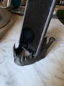 Byr3D Sivri Dişler Telefon Tutucu, Telefon Standı Siyah 4862133 Sadece Plastik Aparattır thumbnail 1