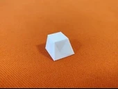 Byr3D Düşük Poli Cherry Mx Tuş Başlığı Beyaz 2091304 (5 Adet) Sadece Plastik Aparattır - 1