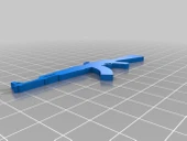 Byr3D Ak-47 Keleş Kolye Veya Anahtarlık Beyaz 34063 Sadece Plastik Aparattır - 2