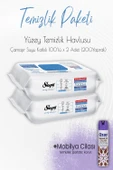 Düvenci Temizlik Paketi 5 (Çamaşır Suyu Temizlik Havlusu 200 yaprak ve Mobilya Cilası) - 1