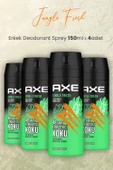 Axe Jungle Fresh Erkek Deodorant Sprey 150 ml x 4 Adet - 1