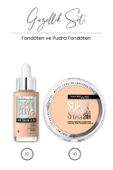 Maybelline Super Stay 24H Skin Tint Fondöten 30 ml - 10 ve Hibrit Pudra-Fondöten 10 - 1