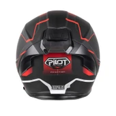 Pilot Alpha SV Black/Red Matt Full Face Kask - 4