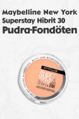 Maybelline Superstay Hibrit Pudra Fondöten - 30 - 1