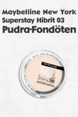 Maybelline Superstay Hibrit Pudra Fondöten - 03 - 1