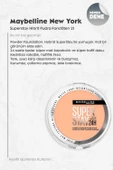 Maybelline Superstay Hibrit Pudra Fondöten - 21 - 2