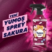 Yumoş Sprey Sakura 450 ml x1 + Yumoş Sprey Amber 450 ml x1 + Yumoş Sprey Lilyum 450 ml x1 - 3