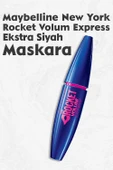Maybelline New York Rocket Volum Express Ekstra Siyah Maskara - 1