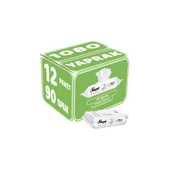 Sleepy Islak Havlu Mendil 90 Yaprak Natural Yenidoğan 12 Li Set 1080 Yaprak Plastik Kapaklı thumbnail 1