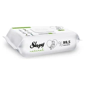 Sleepy Islak Havlu Mendil 90 Yaprak Natural Yenidoğan 2 Li Set 180 Yaprak Plastik Kapaklı - 2