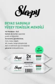150 Adet Beyaz Sabunlu Havlu, Mobilya Cilası Hediyeli - 2