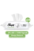 Sleepy Natural Yenidoğan Islak Bebek Havlusu 60'lı x 24 Adet - 1