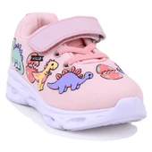 Vicco Dino 346P25Y171 Pudra Ortopedik Günlük Kız Çocuk Spor Ayakkabı thumbnail 1