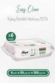 Sleepy Easy Clean Yüzey Temizlik Havlusu 50 x 6 Adet (300 Yaprak) - 1