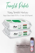 Düvenci Temizlik Paketi 10 (Beyaz Sabun Temizlik Havlusu 200 Yaprak ve Mobilya Cilası) - 1