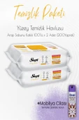 Düvenci Temizlik Paketi 6 (Arap Sabunu Temizlik Havlusu 200 Yaprak ve Mobilya Cilası) - 1