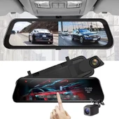 MPIA CC63 10" Dokunmatik Ekran FullHD 1080P Hafıza Araç Içi Çift Lens Kamera (Çakmaklık Adaptörü) - 2