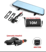 MPIA CC63 10" Dokunmatik Ekran FullHD 1080P Hafıza Araç Içi Çift Lens Kamera (Çakmaklık Adaptörü) - 6