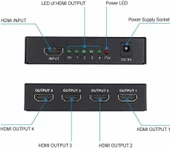 Ancheyn 4 Port Hdmi Splitter Çoklu Ekran Çoklayıcı Switch 4410 thumbnail 6