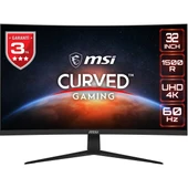 MSI 31.5 G321CUV 3840x2160 UHD CURVE 1500R VA 60HZ ADAPTIVE SYNC GAMING MONITOR - 1