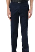 Yazı Klasik Fit Likralı Erkek Keten Pantolon-7254 - 1