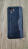 REDMİ A1 SİLİKON KILIF KART DETAYLI SİYAH-GRİ - 1