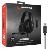 Rampage Mage Virtual 7.1 Rgb Işıklı Oyuncu Kulaklığı - 6