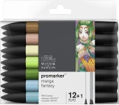 Winsor Newton Promarker 12'li Manga Fantasy thumbnail 1