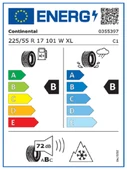 Continental 225/55R17 101W XL AllSeasonContact 2 Oto 4 Mevsim Lastiği(Üretim Tarihi: 2024) - 2