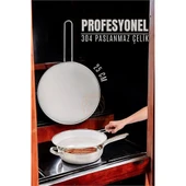 ModaCar Kızartma Yağ Sıçratmaz 25 CM 304 Paslanmaz Çelik Mink Design - 1