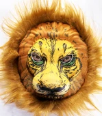 Peluş Aslan Maskesi Kahverengi Yeleli Mega Peluş 33 No - 1