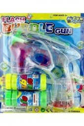 Oyuncak Köpük Tabancası - Baloncuk Tabancası - Bubble Gun Pilli Köpüklü Silah - 1
