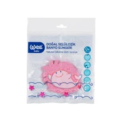 Wee Baby Doğal Selülozik Banyo Süngeri - PEMBE - 1